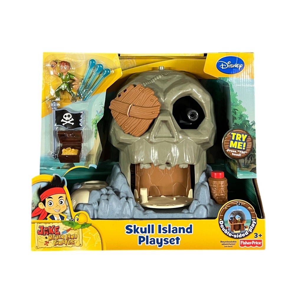Jake and the Never Land Pirates Skull Island Playset Fisher-Price Disney New